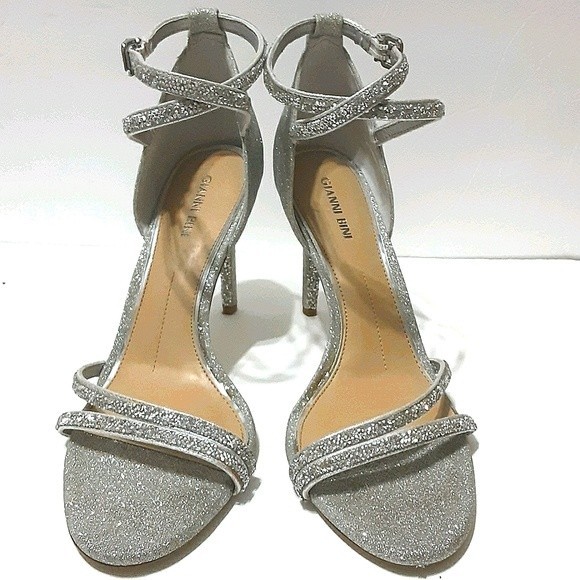 Gianni Bini Maycie Rhinestone Cross-Strap Sandals US 10 - Picture 3 of 9